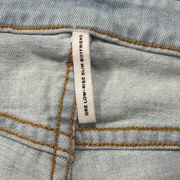 Rag & Bone Dre Low Rise Slim Boyfriend Jeans Light Wash Women’s 34 - Picture 6 of 7